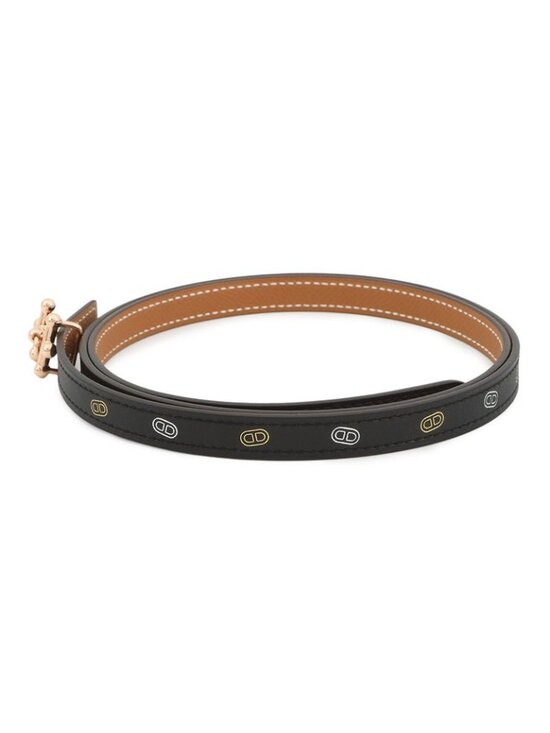 Hermes Belt Gallopin Surmer Black Gold Pink 90 main image 6
